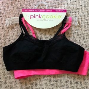 Girls 2 pack of braletts